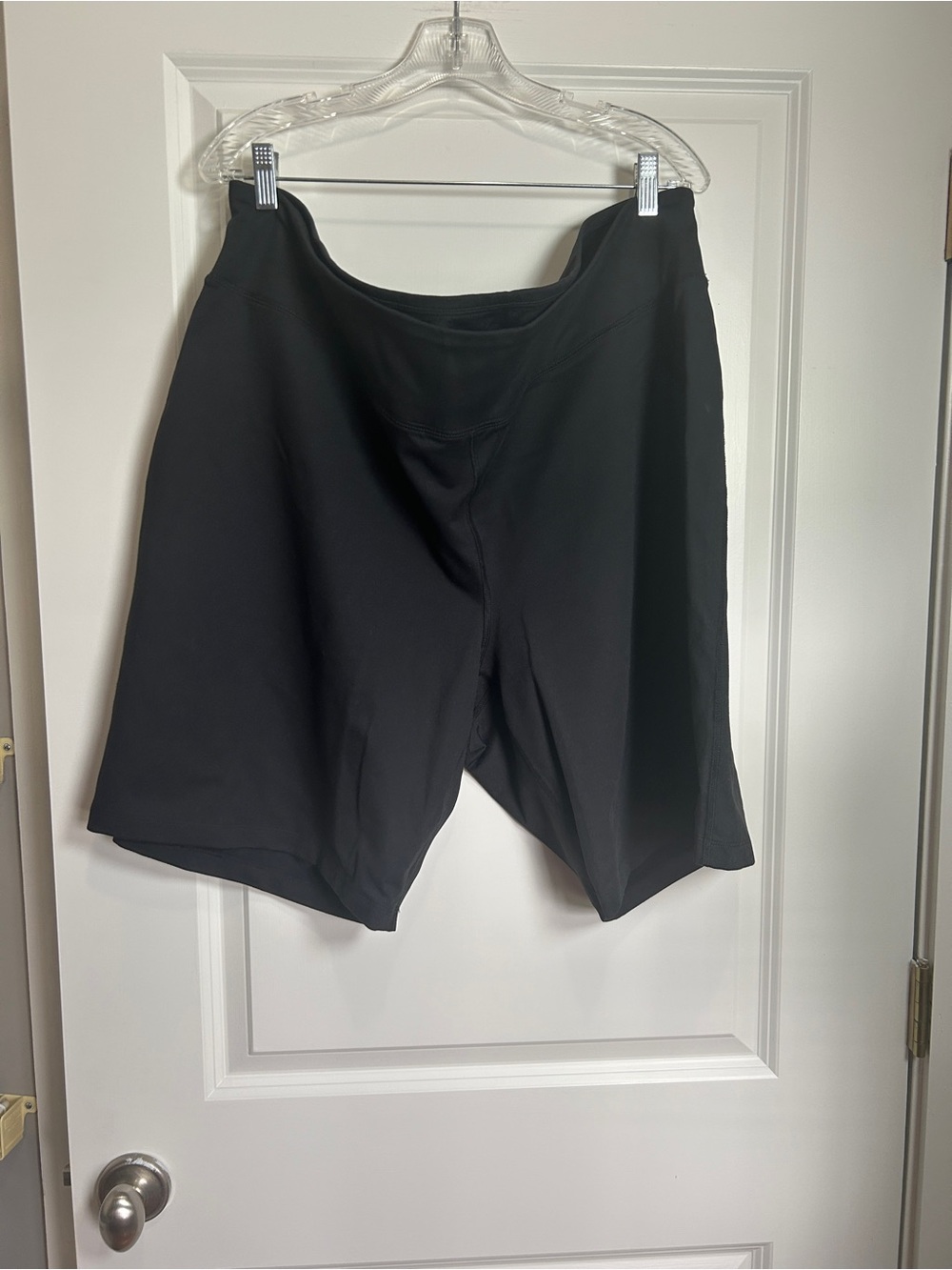 Lands' End Black High-Rise Bike Shorts 3X